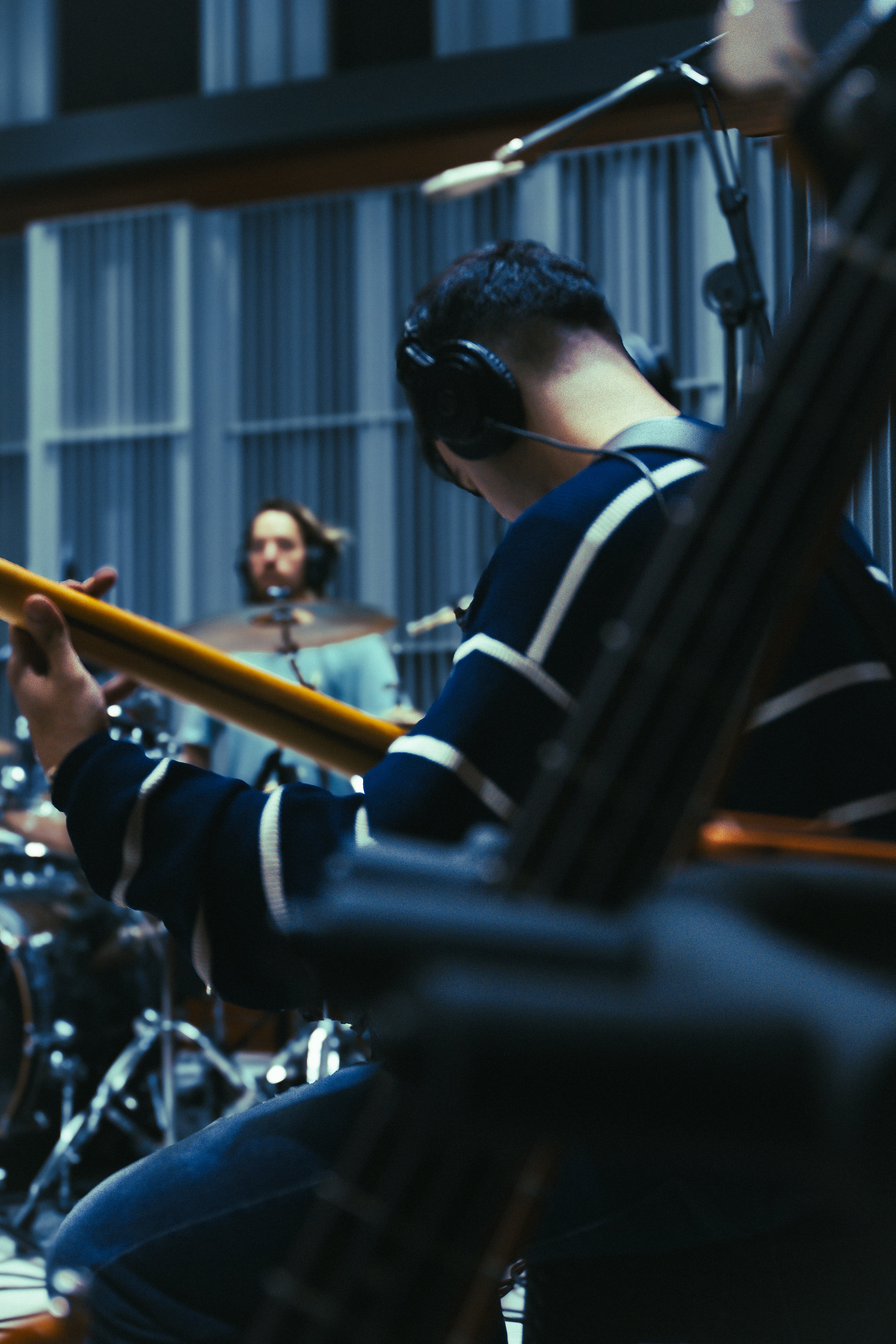 Gena y Huevo grabando